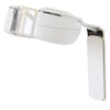 D&A Guitar Gear WH-0201 Headlock Self-Closing Wall Hanger - White & Chrome