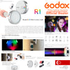 Godox R1 Round Mini RGB LED Mini Creative Light