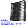Godox FL150S Flexible LED Light with Stand & Honeycomb Grid