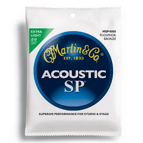 Martin MSP4000 Phosphor Bronze Acoustic Guitar Strings