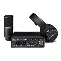Steinberg UR22C Recording Pack with USB 3.1 Audio Interface, Condenser Microphone, and Headphones