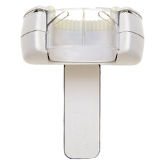 D&A Guitar Gear WH-0201 Headlock Self-Closing Wall Hanger - White & Chrome