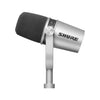 Shure MV7 USB and XLR Cardioid Dynamic Vocal Microphone, Silver